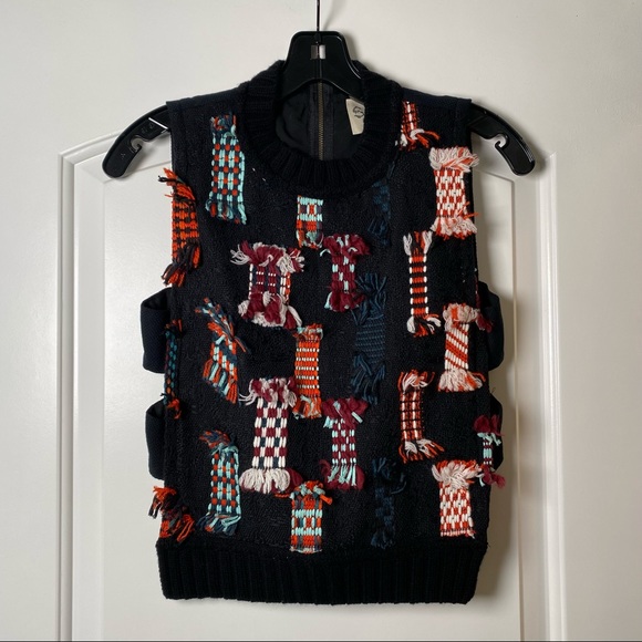 Sea New York Multicolor Confetti Knit Sweater Vest - Picture 4 of 9